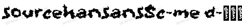 sourcehansansSc-me d字体转换